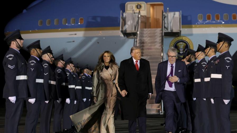 Напрежение във въздуха със самолета на Тръмп Air Force One