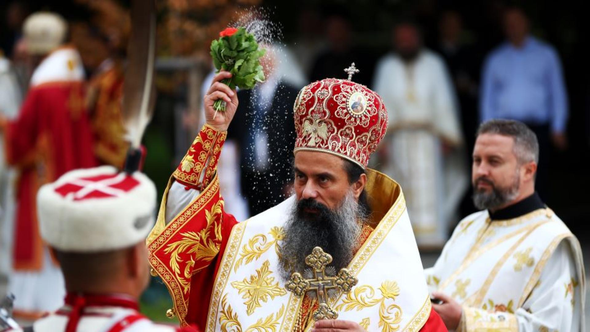 Българският патриарх и Софийски митрополит Даниил отслужи тържествен водосвет за празника