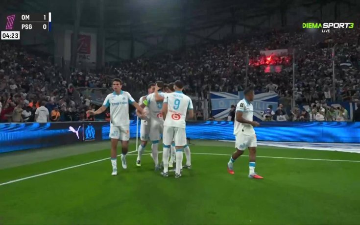 Олимпик Марсилия - ПСЖ 1:0 /репортаж/