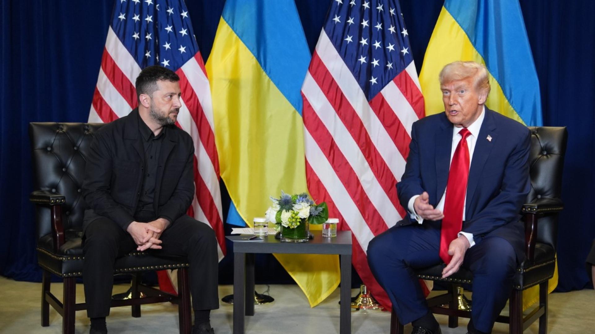 Украинският президент Володимир Зеленски се срещна с американския си колега