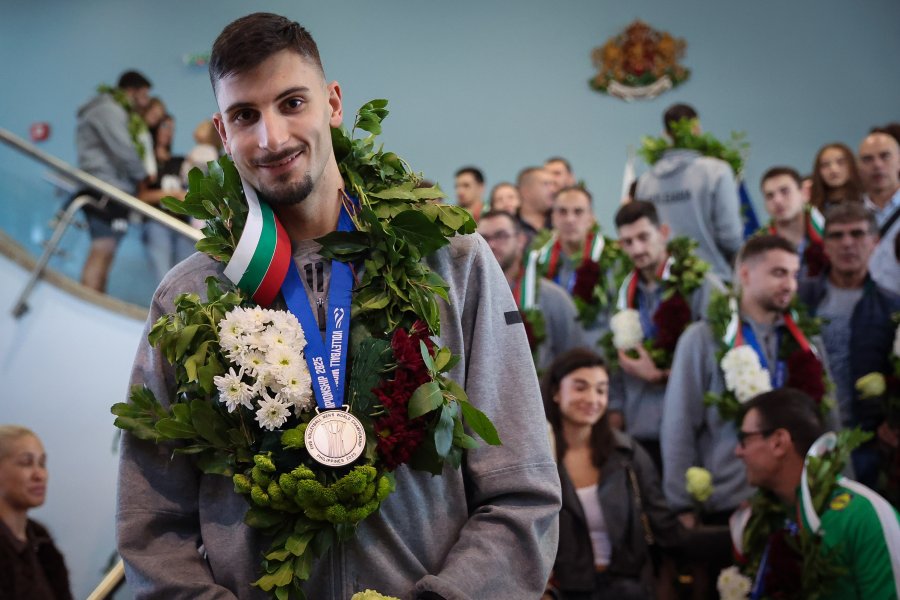 Посрещане на световните вицешампиони1