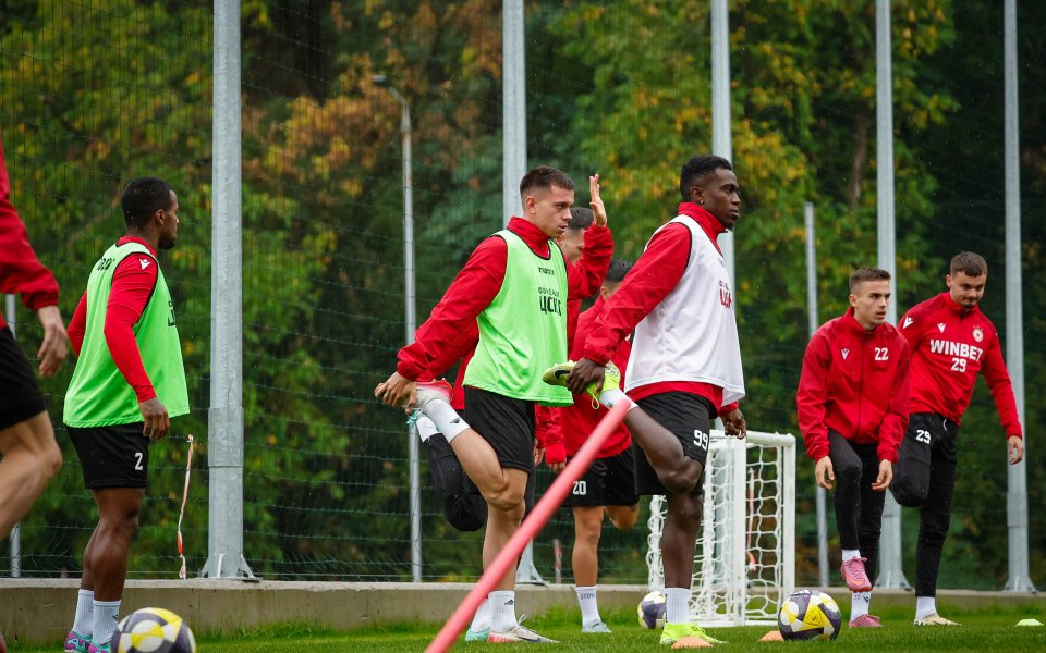 Тренировка на ЦСКА