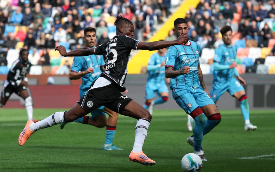 Бивш футболист на Лудогорец донесе точка на Удинезе