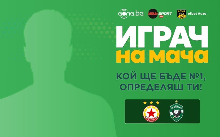 Гласувай за Играч на мача ЦСКА - Лудогорец