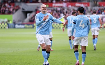 Манчестър Сити потрепери, но взе своето срещу Брентфорд