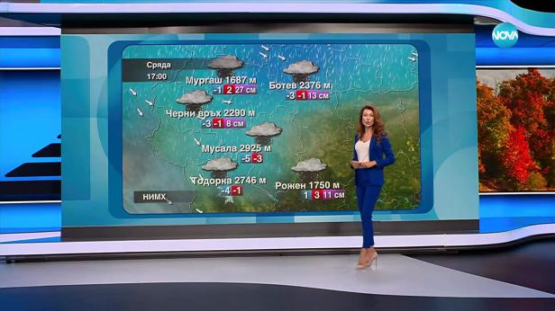 Прогноза за времето (08.10.2025 - обедна емисия)