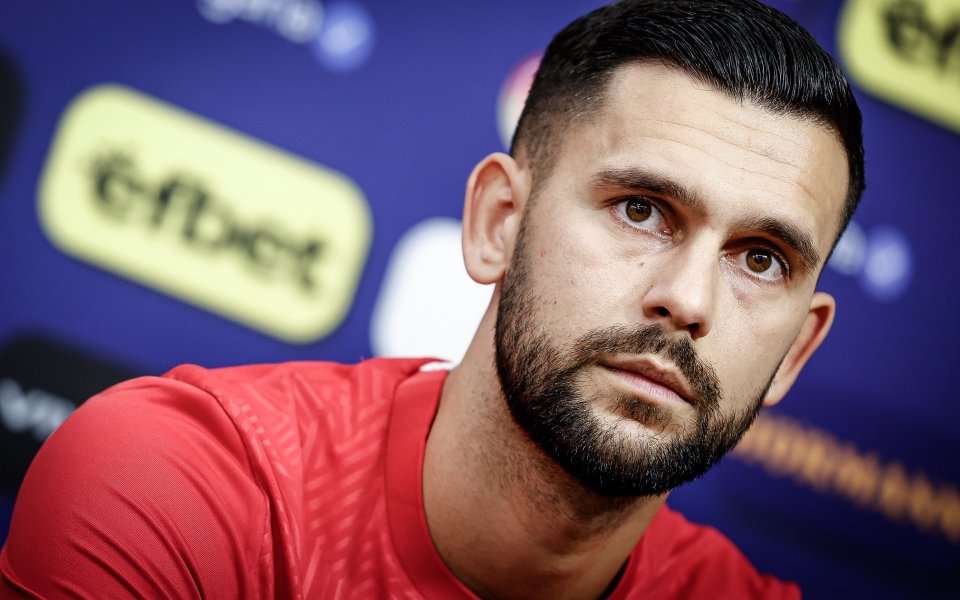 Пресконференция на Александър Димитров и Димитър Митов преди България - Турция