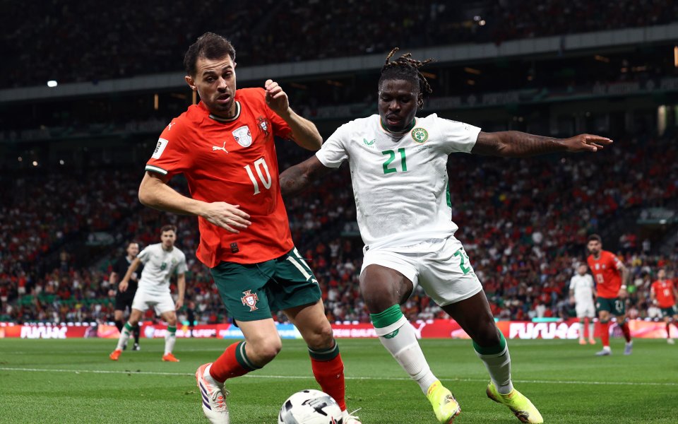 Португалия пречупи Ирландия в добавеното време