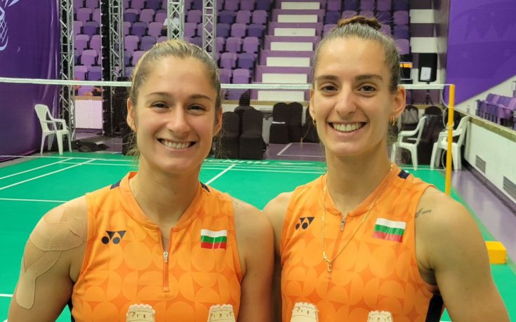 Сестри Стоеви триумфираха с титлата на турнира по бадминтон в Истанбул