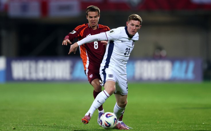 Англия се класира на Мондиал 2026, надигравайки Латвия с лекота