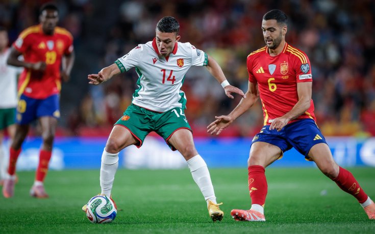 В СНИМКИ: Битката между Испания и България във Валядолид