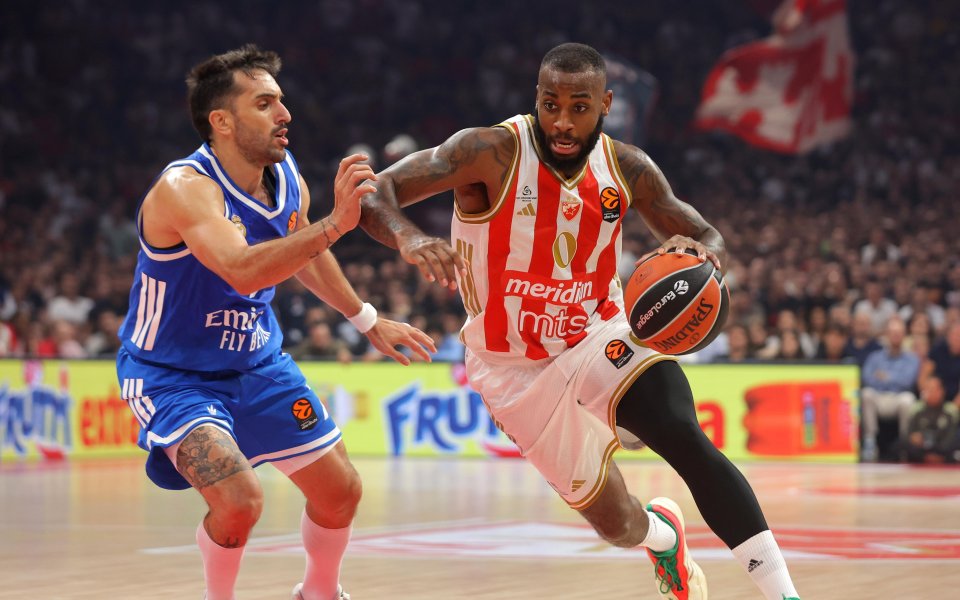 Ново шоу на Милър-Макинтайър изведе Цървена звезда до четвърта поредна победа в Евролигата