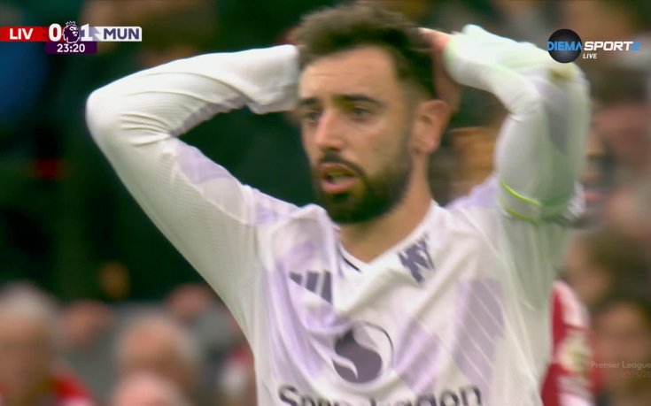 Ливърпул - Манчестър Юнайтед 0:1 /първо полувреме/