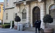 <p>Полицейска блокада в сградата на Община Пловдив</p>