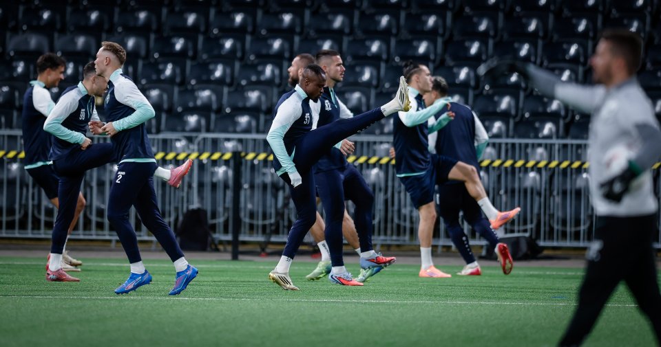 Тренировка на Лудогорец в Берн преди мача с Йънг Бойс1