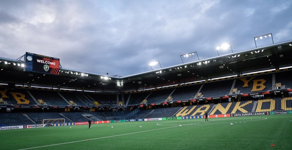 Тренировка на Лудогорец в Берн преди мача с Йънг Бойс1