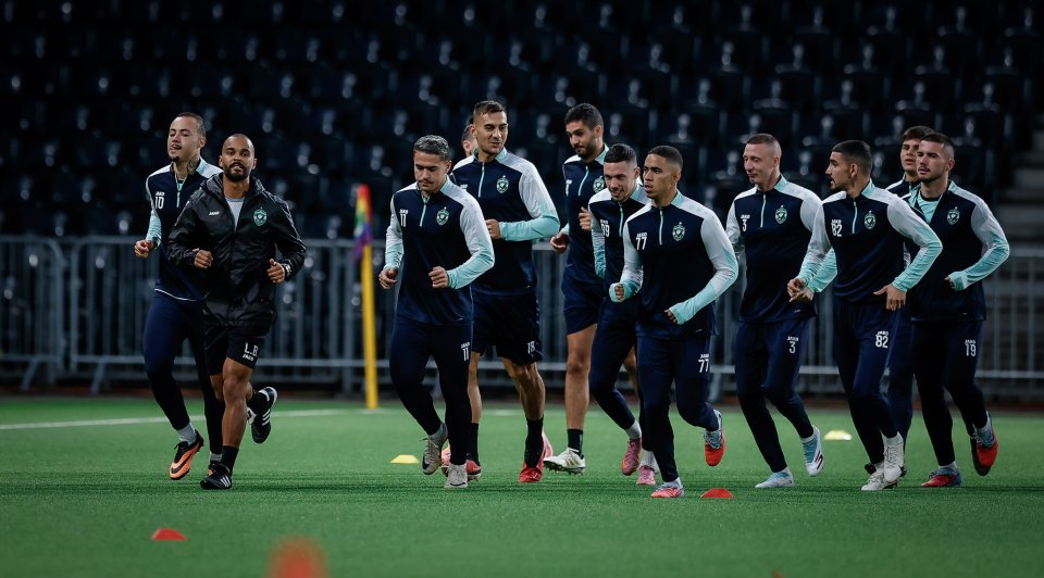 Тренировка на Лудогорец в Берн преди мача с Йънг Бойс1