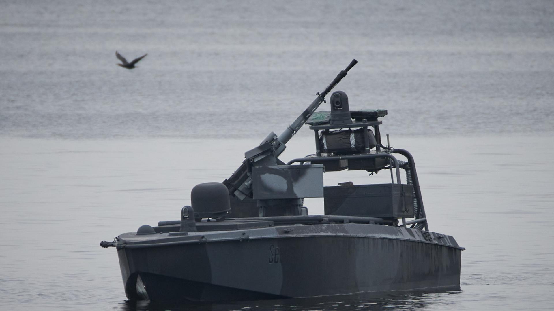 Службата за сигурност на Украйна ССУ показа усъвършенстван морски дрон