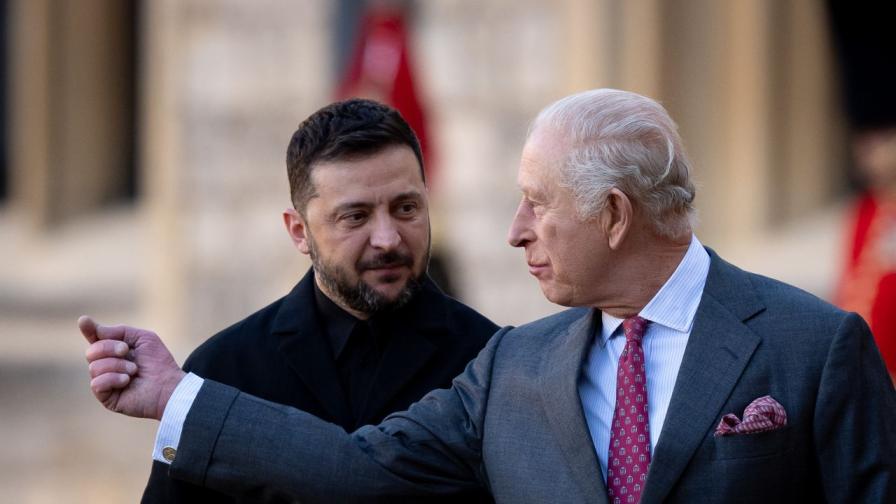 <p>Зеленски се срещна с крал Чарлз за трети път тази година</p>