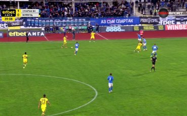 Спартак Варна - Ботев Пд 1:1 /първо полувреме/