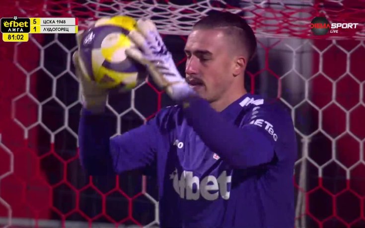 Куриозен автогол на ЦСКА 1948 срещу Лудогорец (видео)