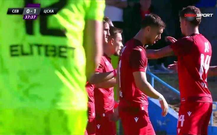 Изненадващ голмайстор даде аванс на ЦСКА в Севлиево (видео)