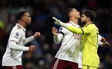 Безгрешен Арсенал надви с лекота Бърнли, убедителни победи за Кристъл Палас и Фулъм