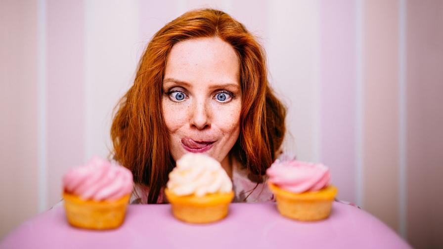 ядене хранене жена торта кекс кексче