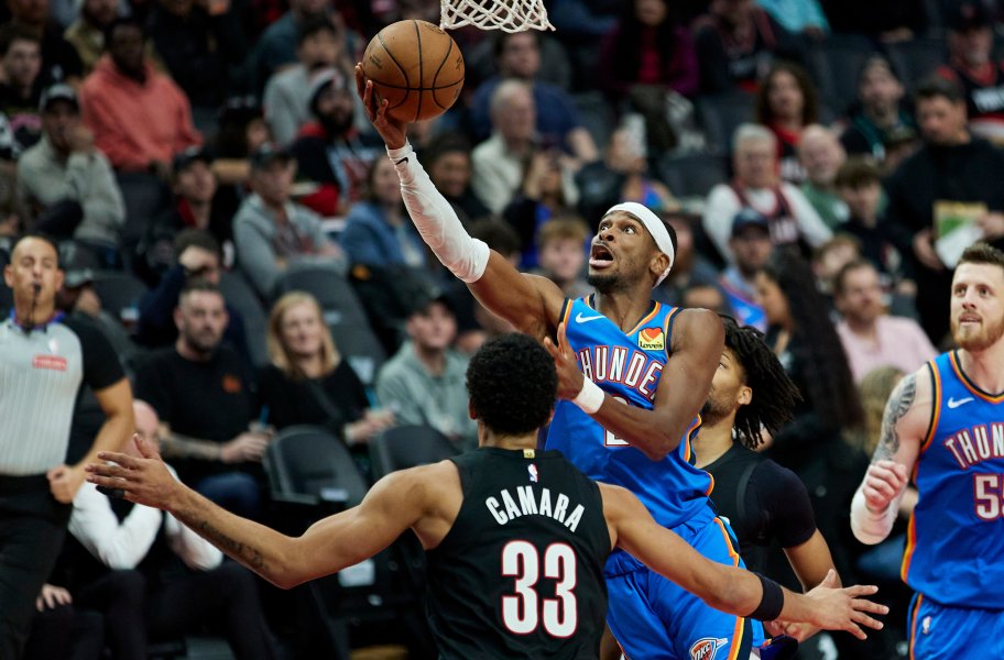 Портланд Трейл Блейзърс Оклахома Сити Тъндър1