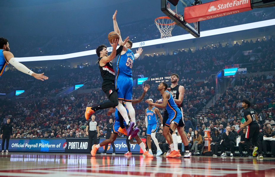 Портланд Трейл Блейзърс Оклахома Сити Тъндър1