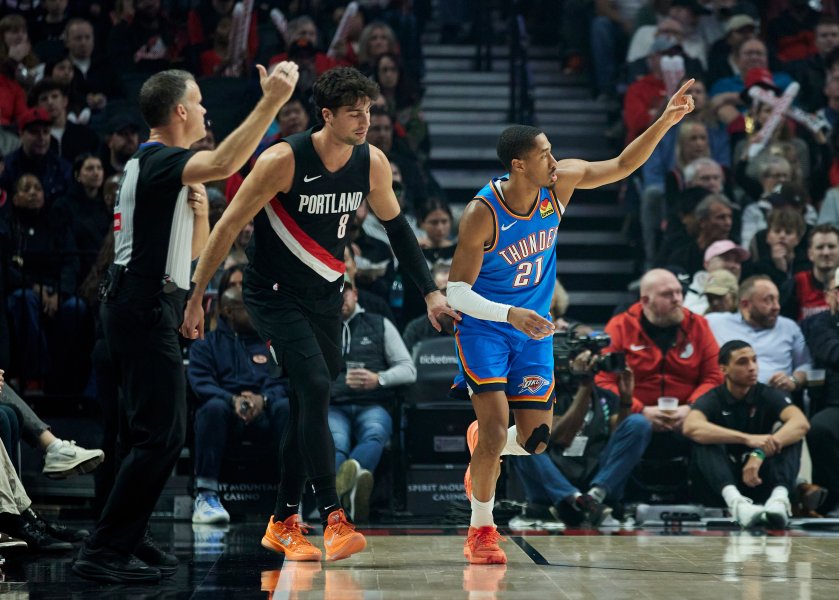 Портланд Трейл Блейзърс Оклахома Сити Тъндър1