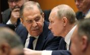 Сергей Лавров и Владимир Путин през 2020 г.