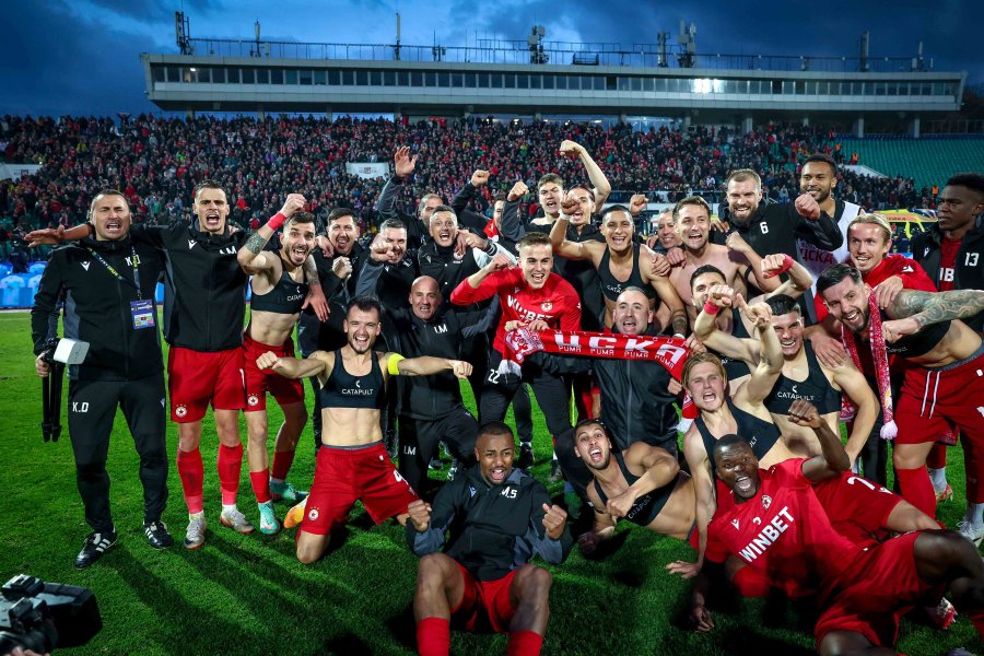 Радостта на ЦСКА след победата над Левски1