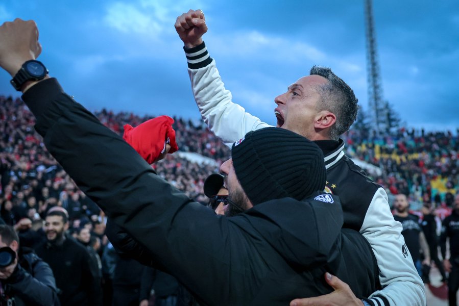 Радостта на ЦСКА след победата над Левски1