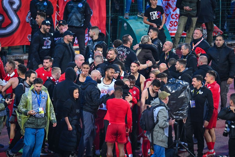 Радостта на ЦСКА след победата над Левски1