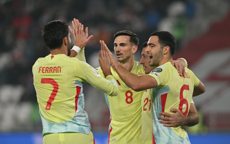 Испания постигна разгромна победа над Грузия