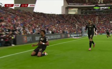 Португалия поведе на Армения със спорно попадение (ВИДЕО)