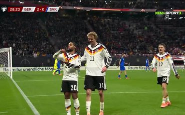 Гнабри удвои преднината на Германия срещу Словакия