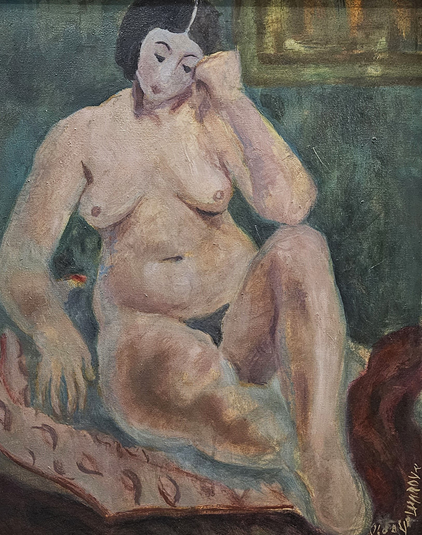 <p>Авторката завършва Художествената академия при проф. Дечко Узунов, но особено важен за творческото й формиране е парижкият период, преминал в ателието на Андре Лот (1941).</p>