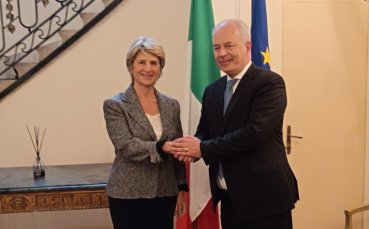 Председателят на БОК и посланикът на Италия със съвместни инициативи