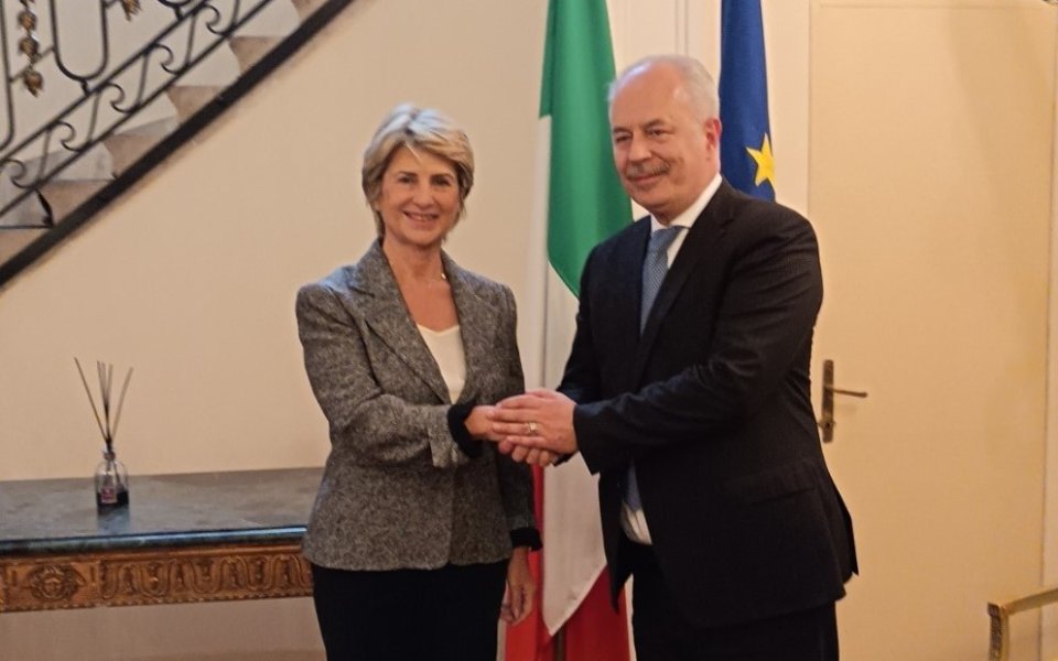 Председателят на БОК и посланикът на Италия със съвместни инициативи