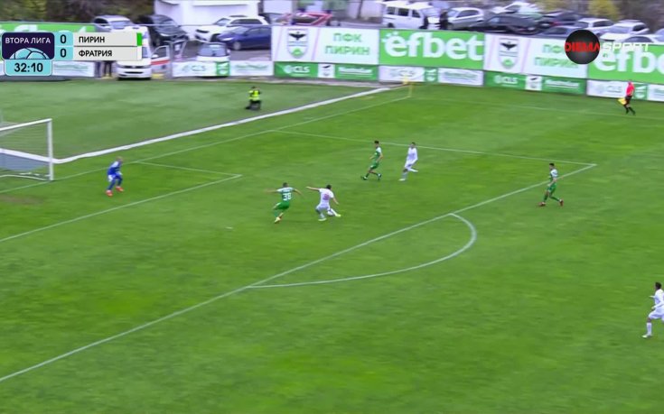 Изстрел на Валентин Йосков срещна гредата