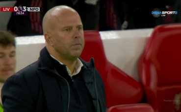 Ливърпул допусна трети гол във вратата си срещу Нотингам