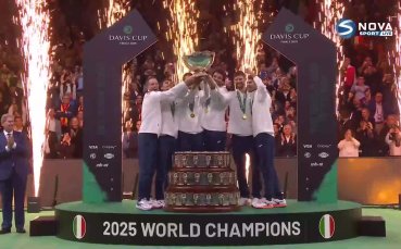 Италия триумфира в Купа Дейвис (видео)