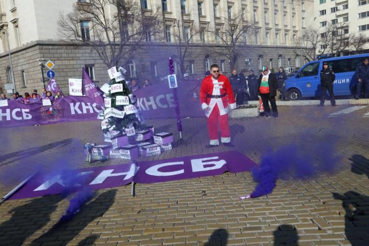 КНСБ протест