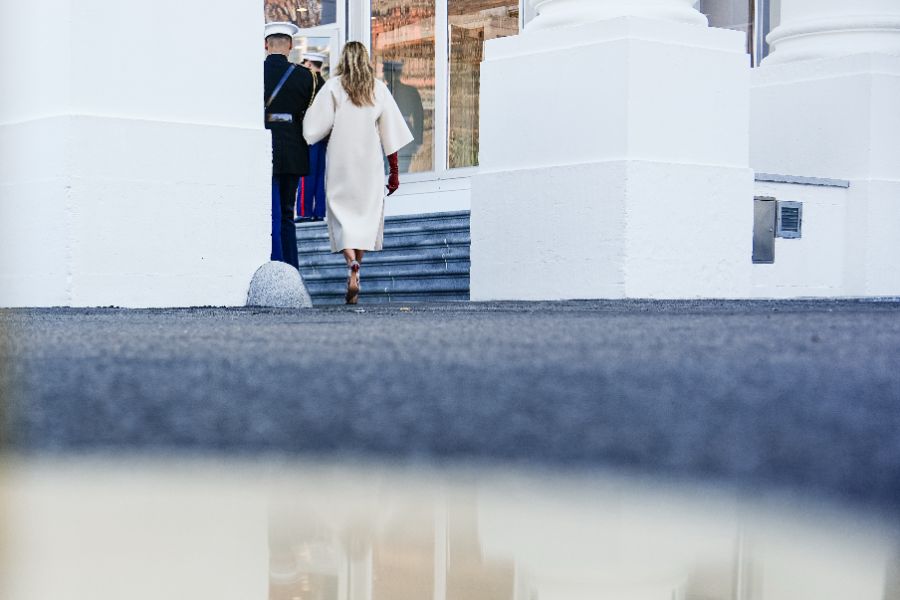 <p>Мелания Тръмп посрещна коледното дърво на Белия дом</p>