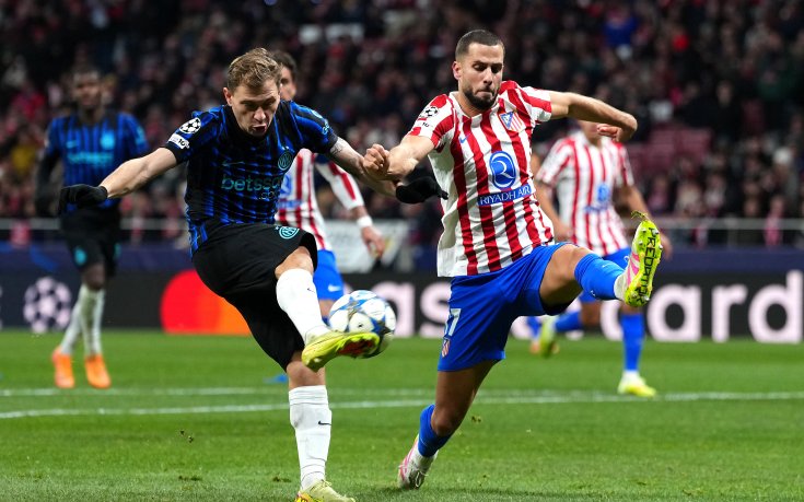 НА ЖИВО: Атлетико Мадрид 1:1 Интер, Жиелински изравни