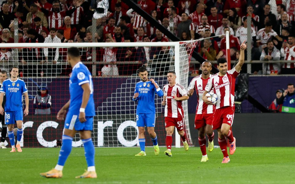 Реал ни накара да тичаме повече от всеки друг, призна треньорът на Олимпиакос