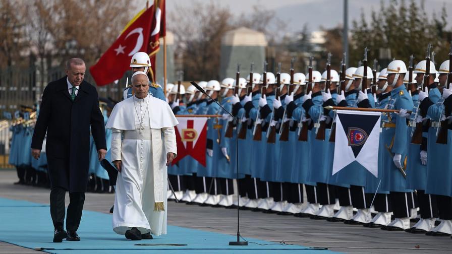 Реджеп Ердоган папа Франциск