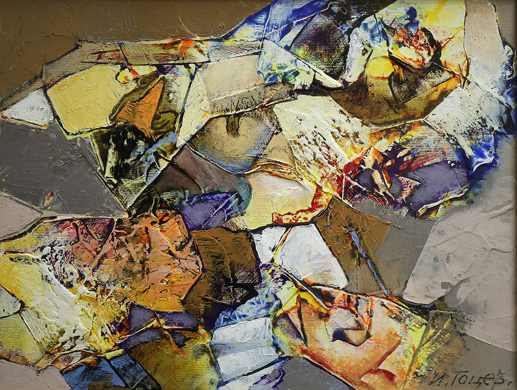 <p>Творческият метод на този автор съчетава елементи от непосредствения контакт с натурата и една лично осмислена интерпретация на абстрактната образност.</p>